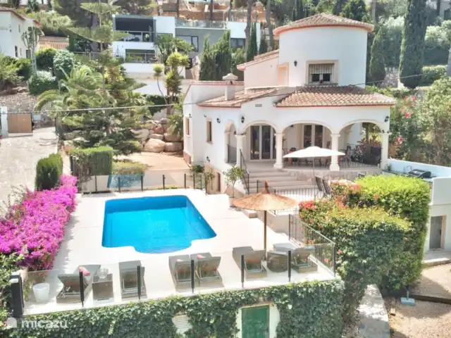 Casa Palmares | Espagne, Costa Blanca, Jávea - villa photo drone de l'arrière de la maison