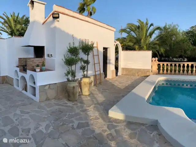 Villa Solymar huren in Spanje, Costa Blanca, Jávea - villa Poolhouse en buitenkeuken met bbq