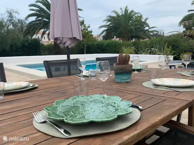 Villa Solymar huren in Spanje, Costa Blanca, Jávea - villa Heerlijk dineren bij het zwembad en de buitenkeuken.