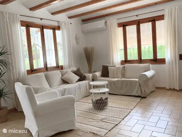 Villa Solymar huren in Spanje, Costa Blanca, Jávea - villa Woonkamer met airco