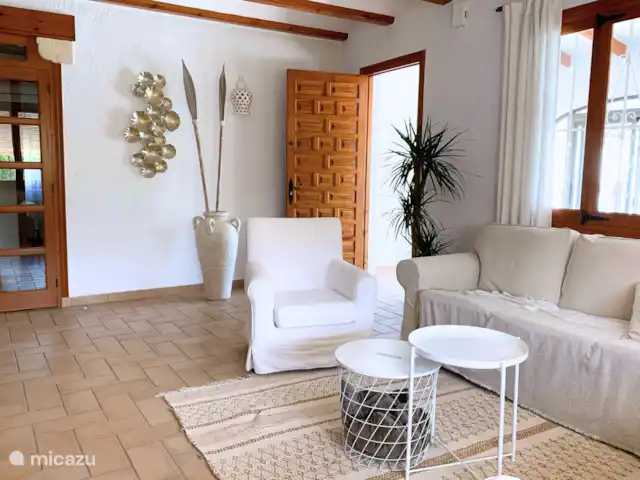 Villa Solymar huren in Spanje, Costa Blanca, Jávea - villa Woonkamer met airco.