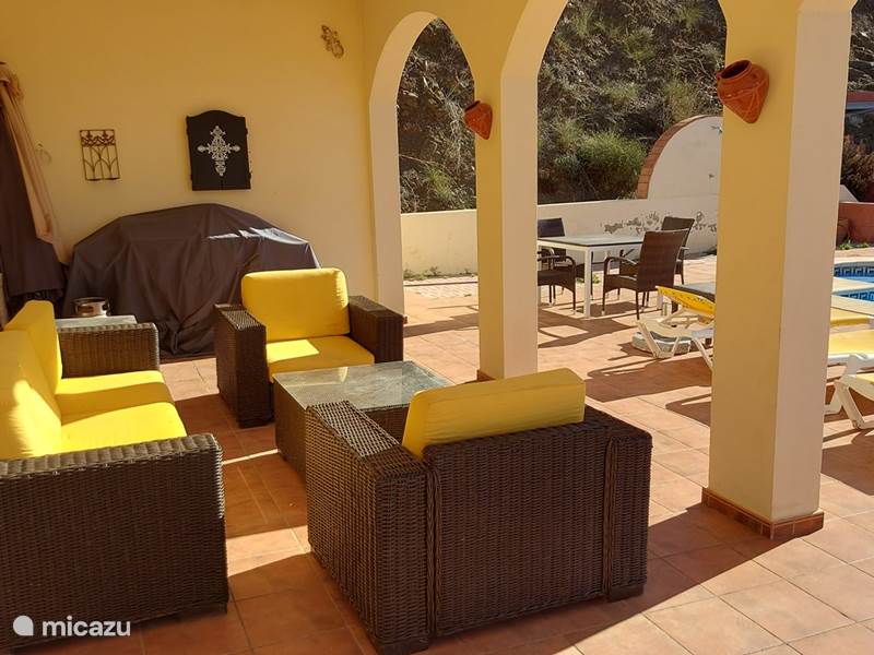 Ferienwohnung Spanien, Andalusien, Sayalonga Villa Casa Monte Roefie mit Meer- und Bergblick