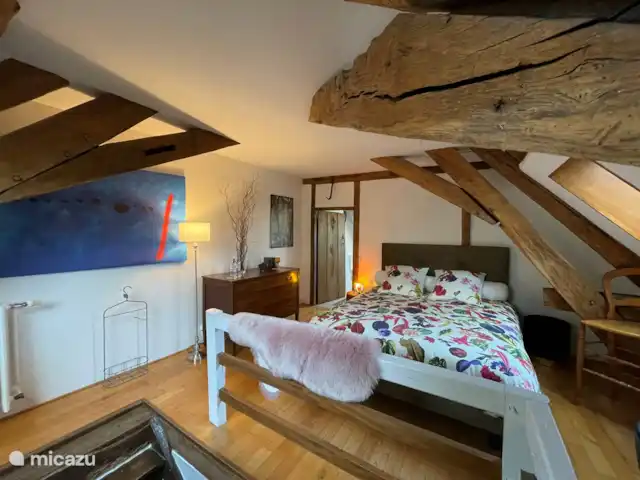 gîte / cottage huren in Frankrijk, Bourgogne, Curtil-Vergy – L’Instant Feltré alleen voor volwassenen Mastersuite 2e verdieping