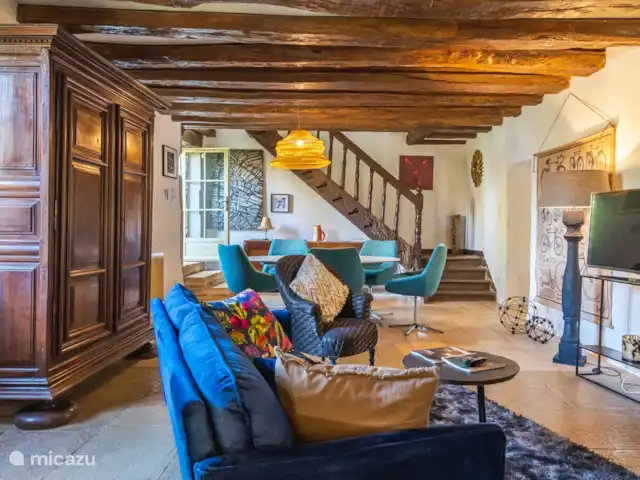gîte / cottage huren in Frankrijk, Bourgogne, Curtil-Vergy – L’Instant Feltré alleen voor volwassenen De woonkamer