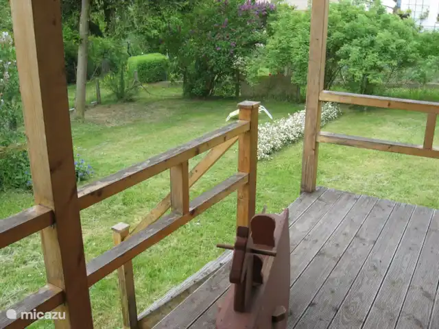 Patersberg en Alemania, Renania-Palatinado, Patersberg - casa vacacional El jardín visto desde la terraza.