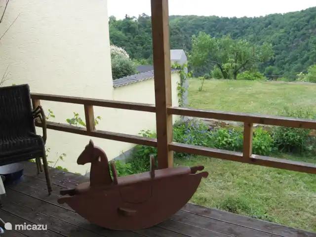 Patersberg en Alemania, Renania-Palatinado, Patersberg - casa vacacional Otra vista desde la terraza
