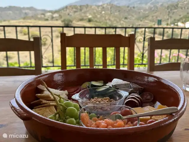 casa de nosotros en España, Andalucía, Canillas de Aceituno - villa Terraza arriba