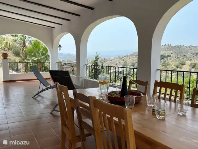 casa de nosotros en España, Andalucía, Canillas de Aceituno - villa Terraza arriba