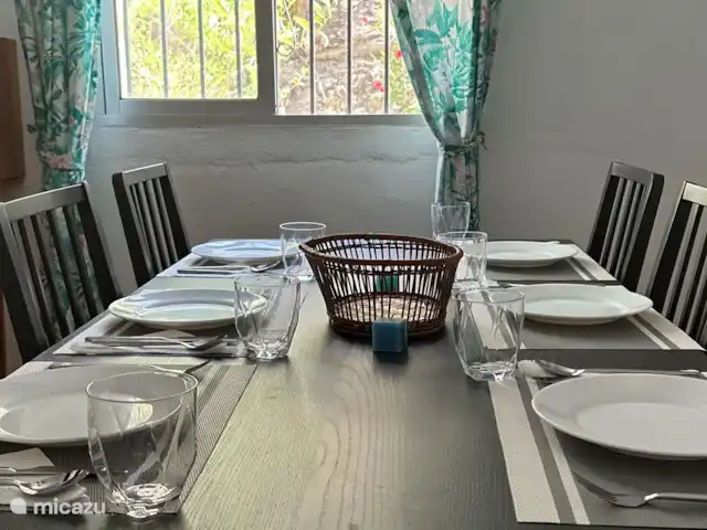 casa de nosotros en España, Andalucía, Canillas de Aceituno - villa Comedor