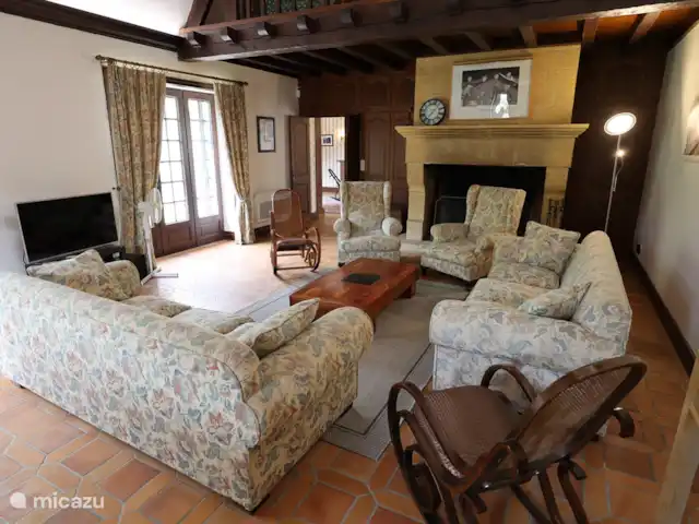Villa Raunel huren in Frankrijk, Dordogne, Monplaisant - villa Le salon cheminée