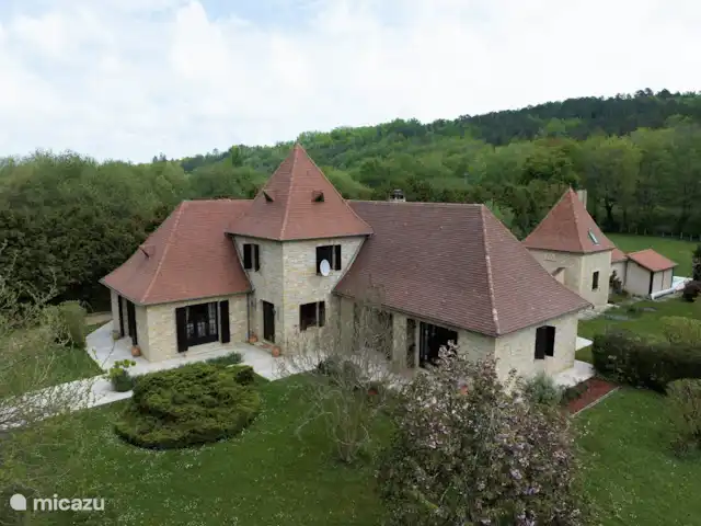 Villa Raunel huren in Frankrijk, Dordogne, Monplaisant - villa La Villa Raunel vue d'en haut