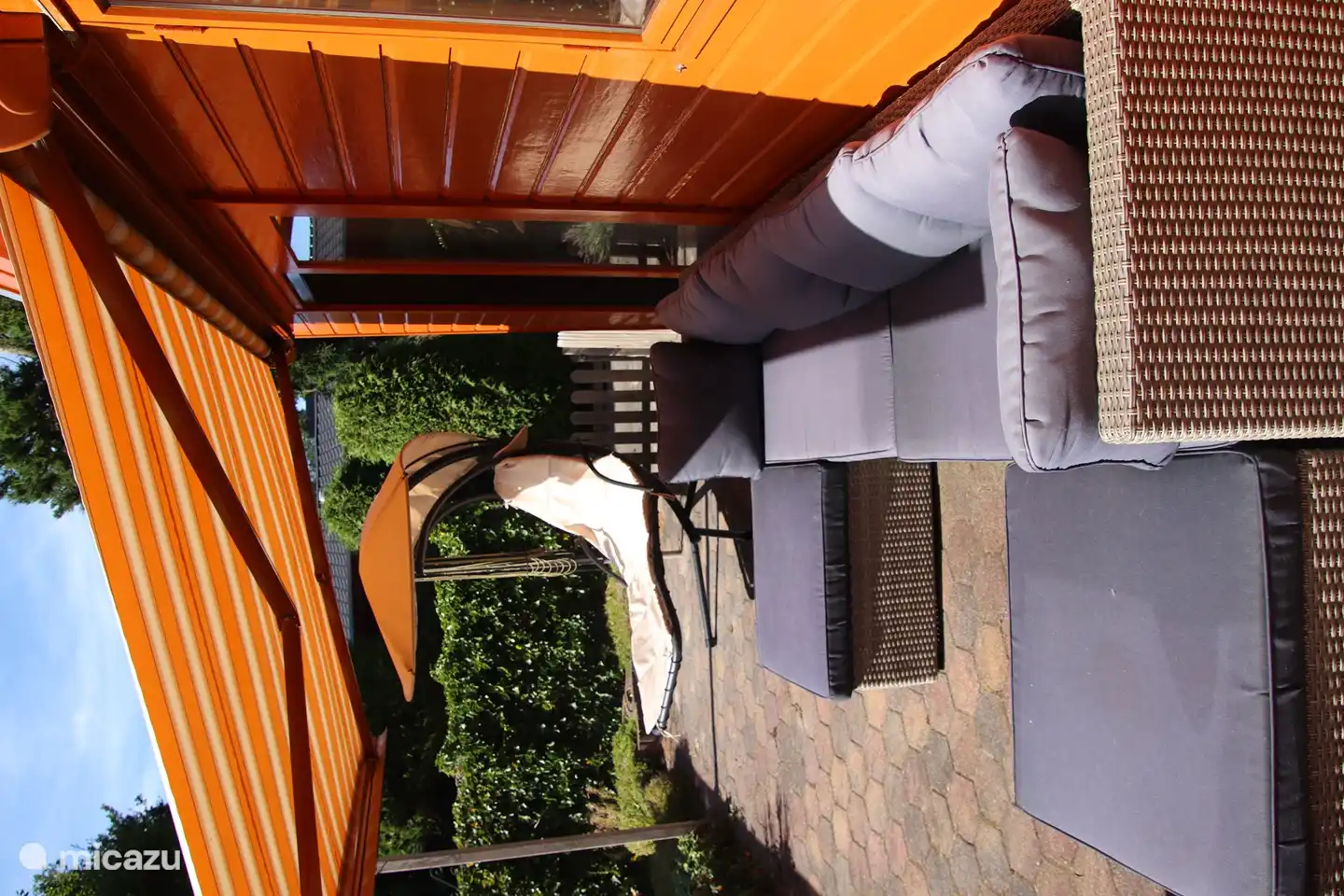 Terrasse im Obergeschoss