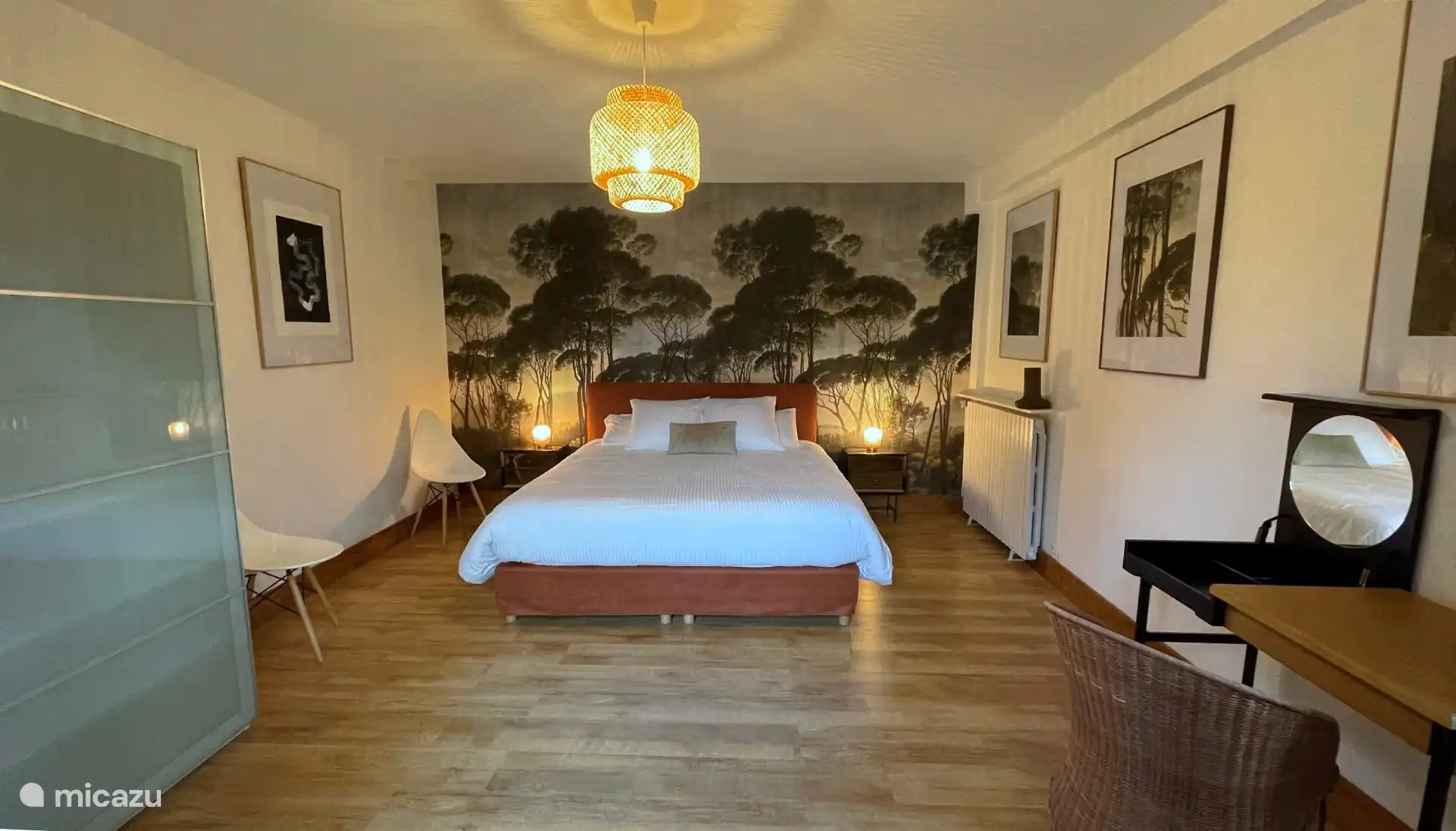 Grote kamer. Kingsize bed.