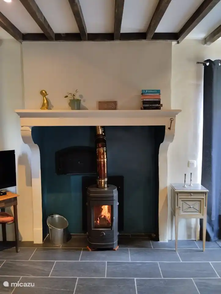 Ein gemütlicher Holzofen für die kälteren Tage