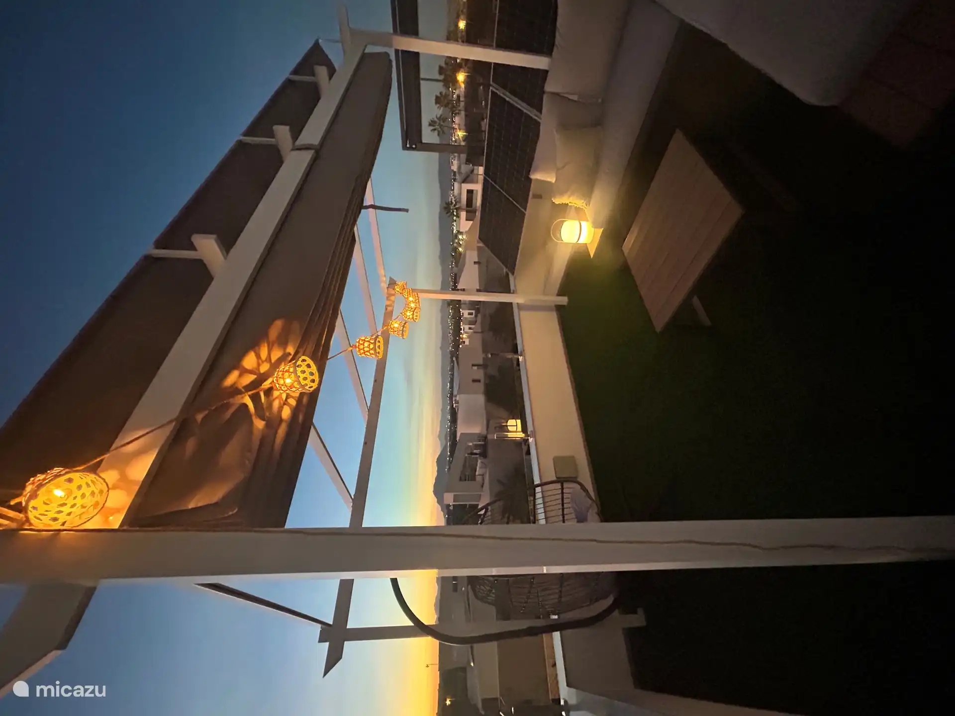 Am Abend wird der Himmel wunderschön.