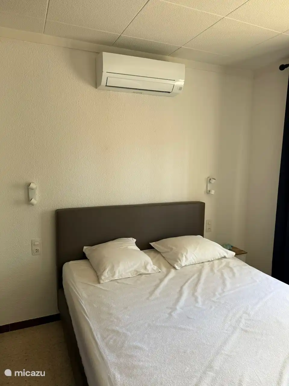 Bedroom with air conditioning