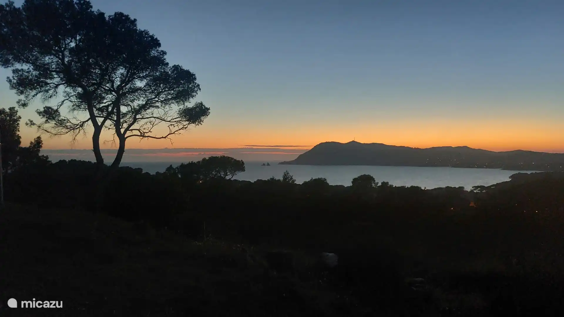 Evening atmosphere on the Mediterranean