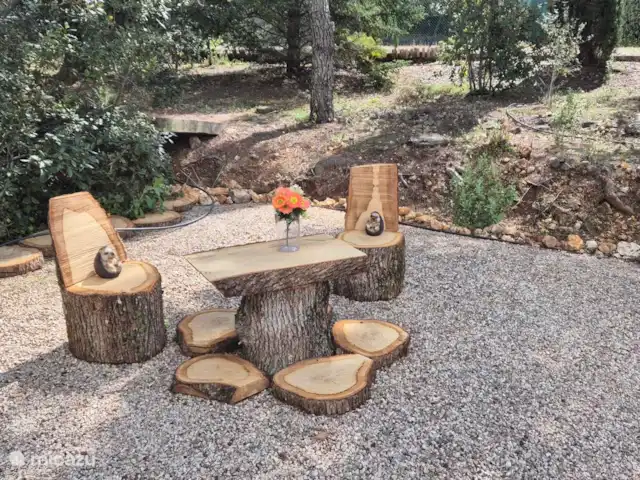 Revé d'Azur en Francia, Var, Nans-les-Pins - casa vacacional Además de las dos terrazas, nuestro jardín ahora tiene una sala de estar especial ...