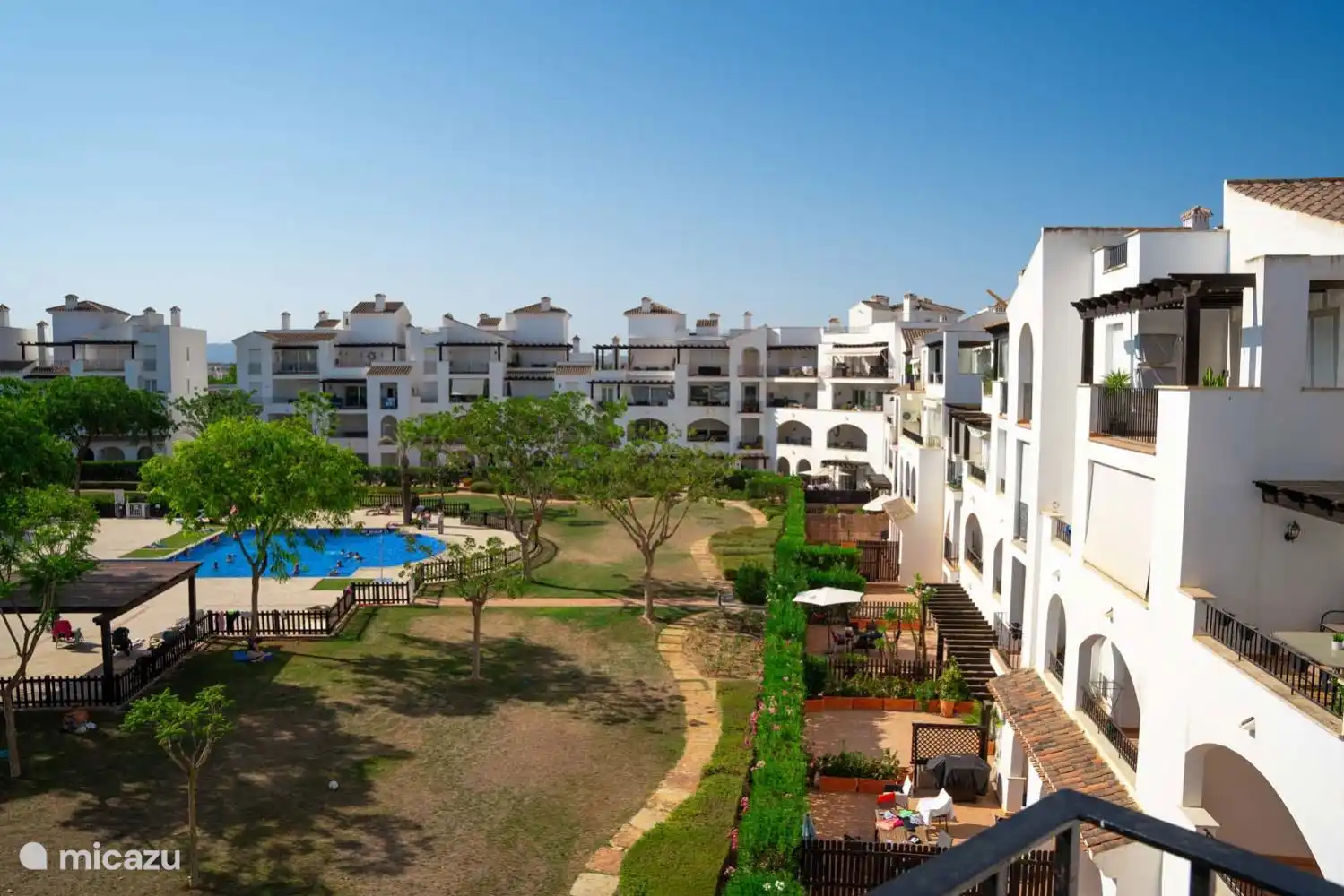 Uitzicht vanaf het terras