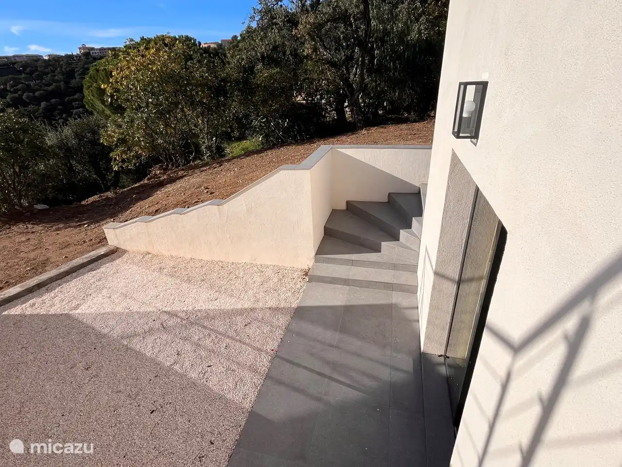 Detailfoto der Gartenarchitektur