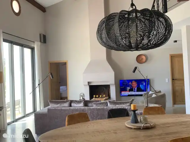 Villa Corniche con vistas al mar en St Tropez en Francia, Costa Azul, Les Issambres - villa Chimenea y SMART TV