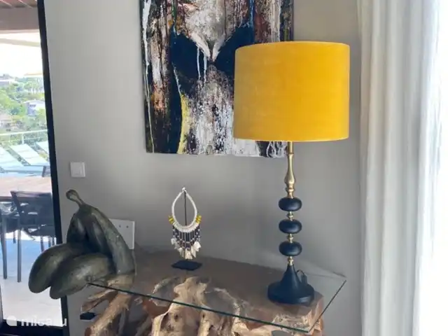 Villa Corniche con vistas al mar en St Tropez en Francia, Costa Azul, Les Issambres - villa Foto detalle salón