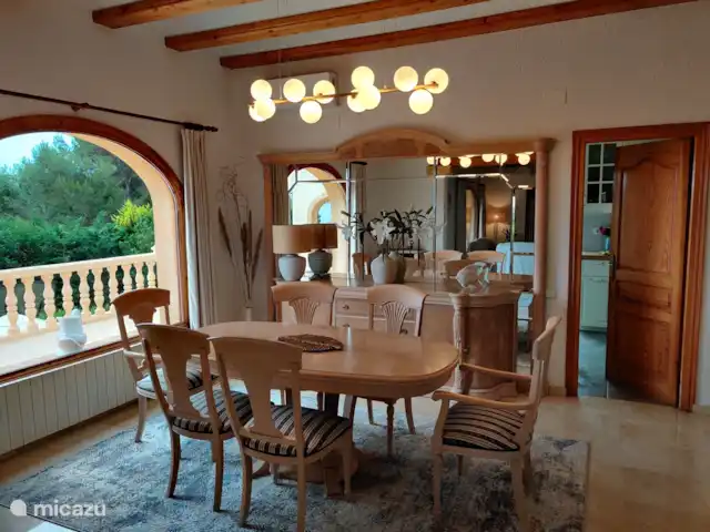 Vakantievillajavea huren in Spanje, Costa Blanca, Jávea - villa Eetkamer van de villa