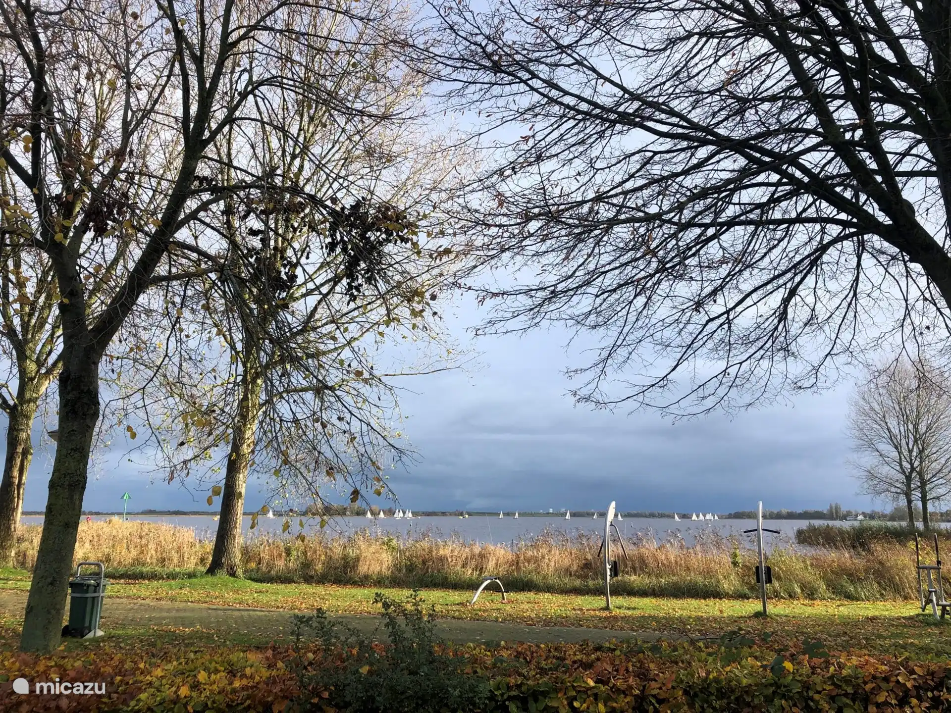 Blick aus dem Wohnzimmer