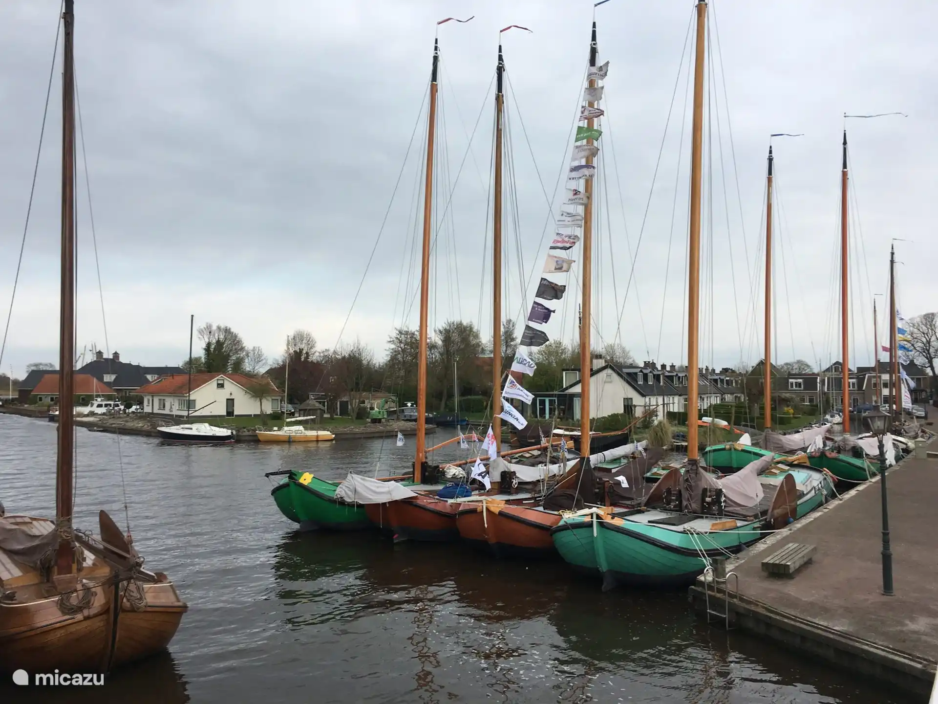 Der alte Binnenhafen von Langweer