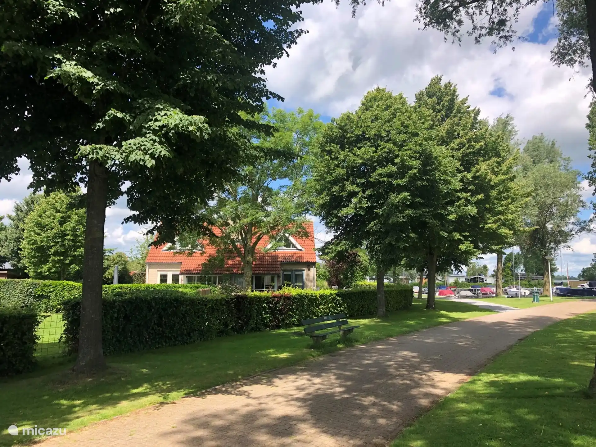 Vorderansicht unseres Hauses