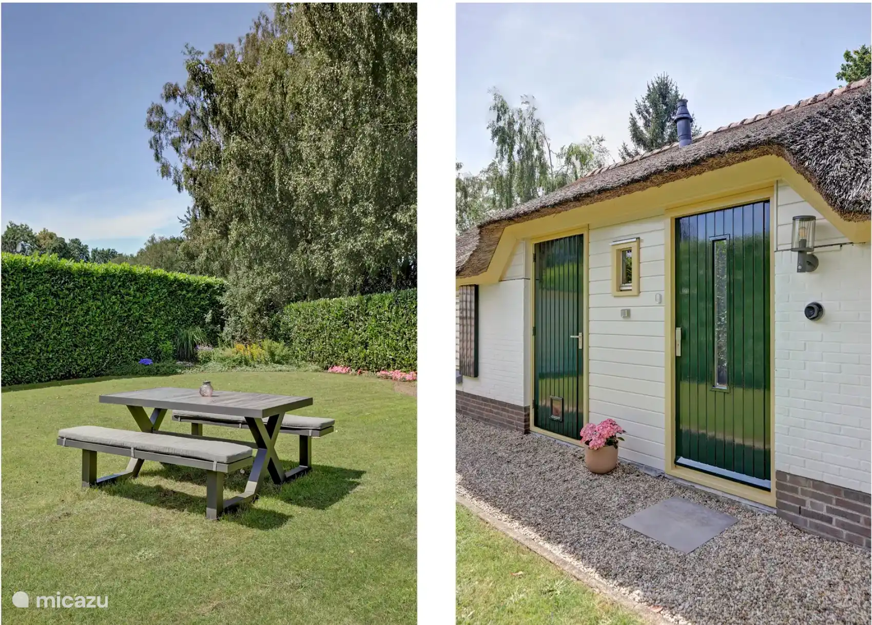 Tuin en voordeur