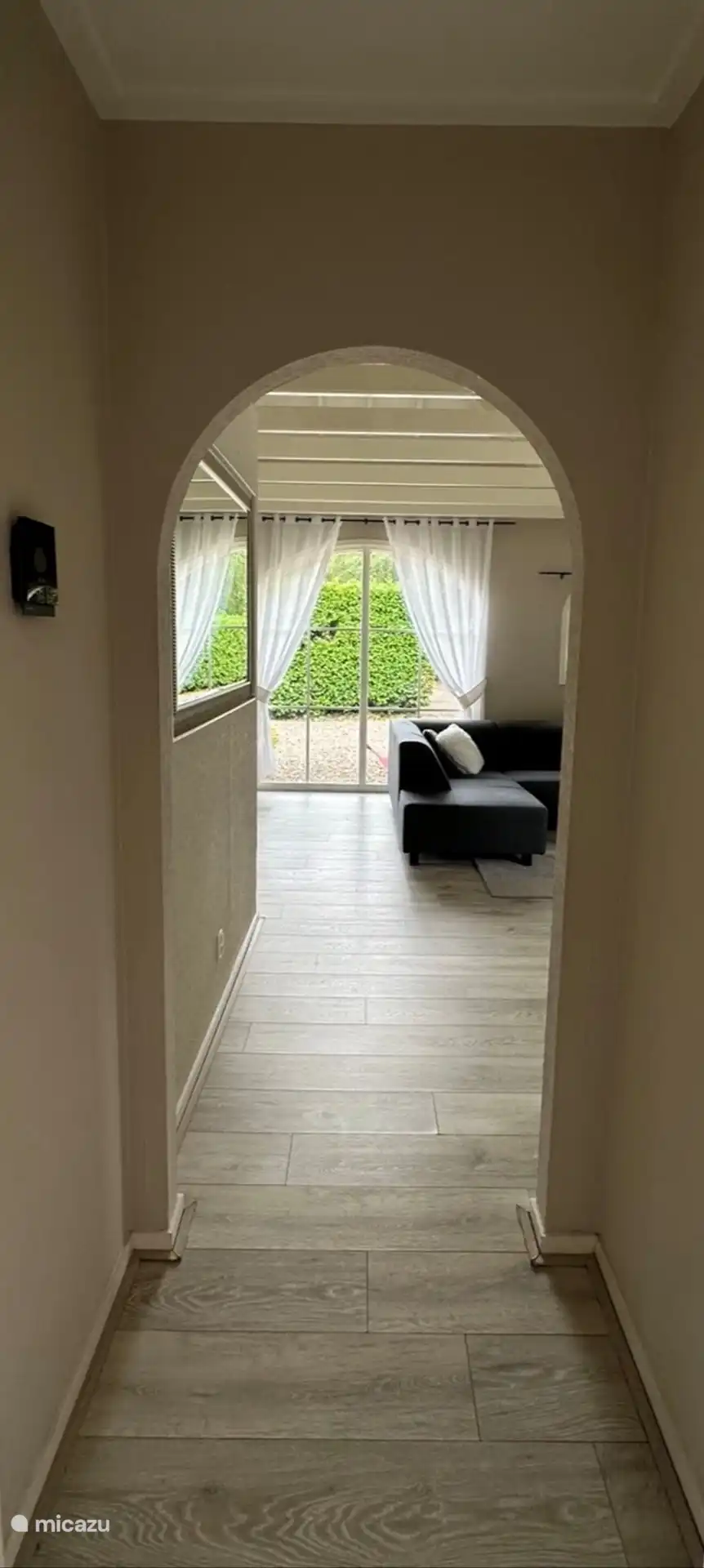 Hall to the living room.