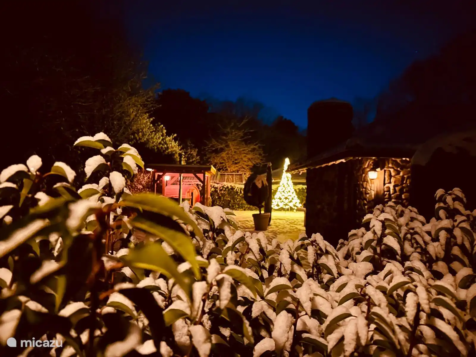 Winterwonderland Bosparel met wellness