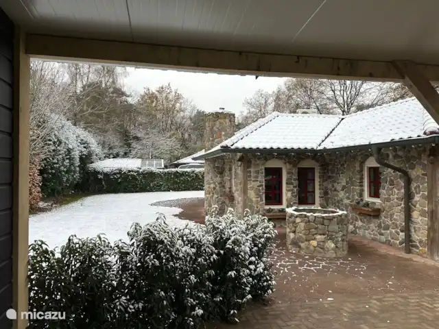 Bosparel huren in Nederland, Overijssel, Holten - vakantiehuis Bosparel in de winterperiode met sneeuw