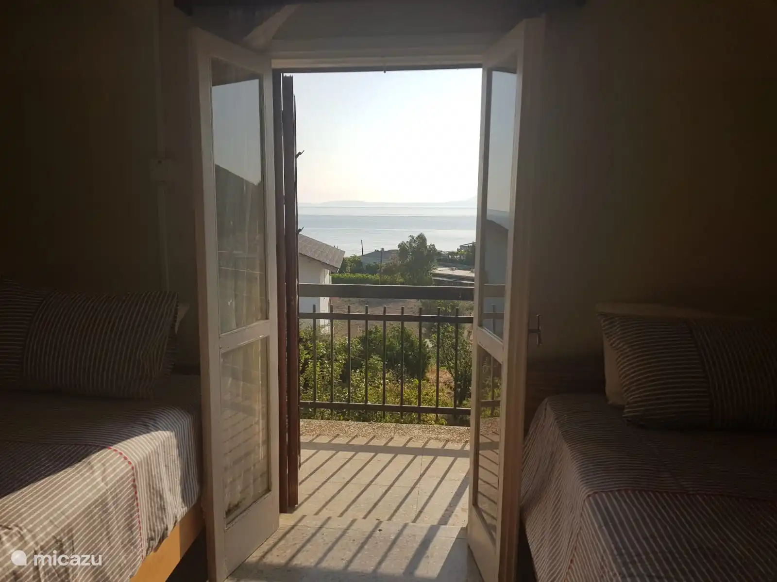 Desde el dormitorio.