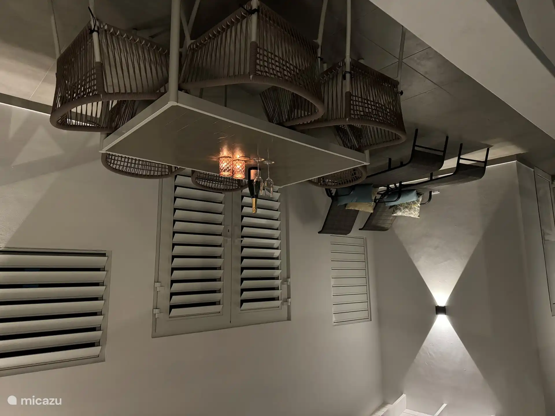 Veranda in the evening