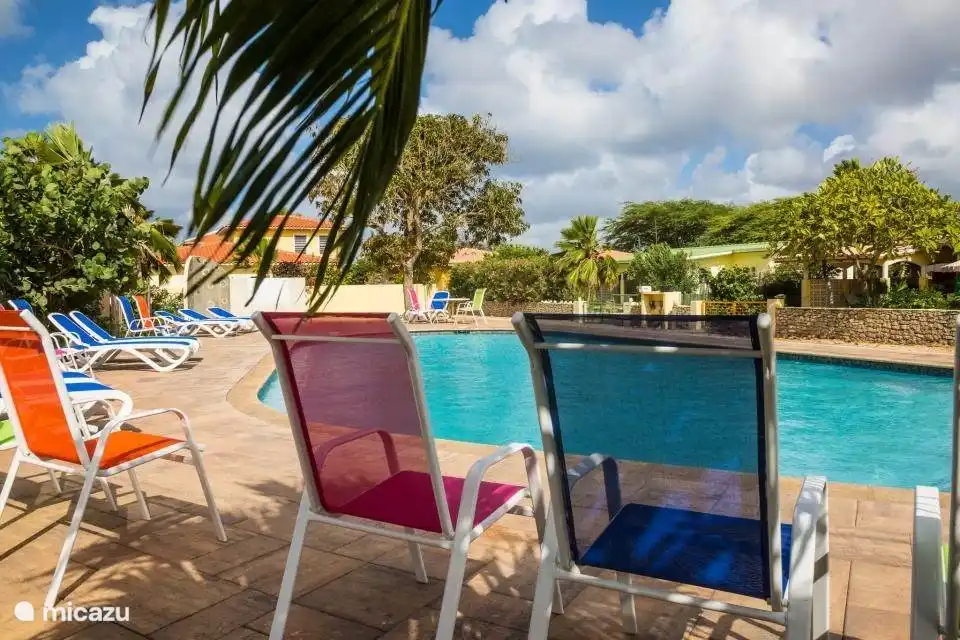 Gemeenschappelijk zwembad.  Het is een magna-pool. Deze zijn chloorvrij.