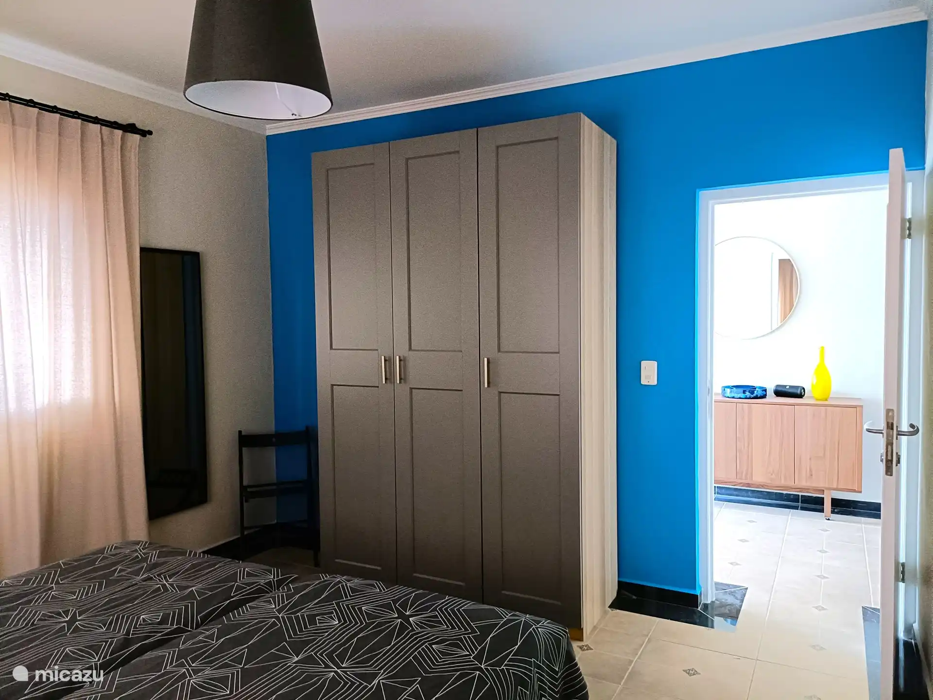 All bedrooms are spacious and have large storage cupboards.