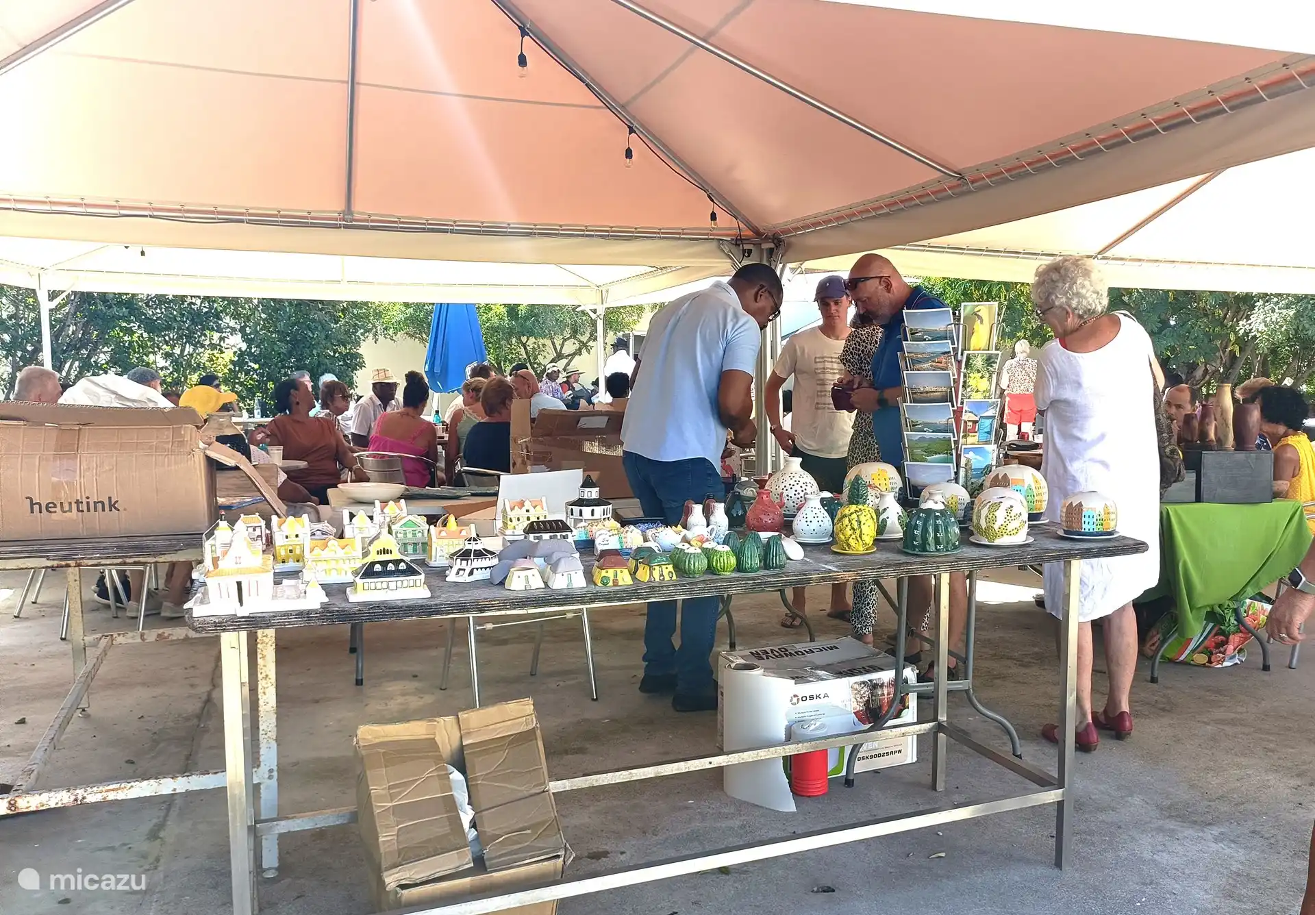 Local market, at Landhuis Ascencion, near Barber towards Westpunt. 1x per month.