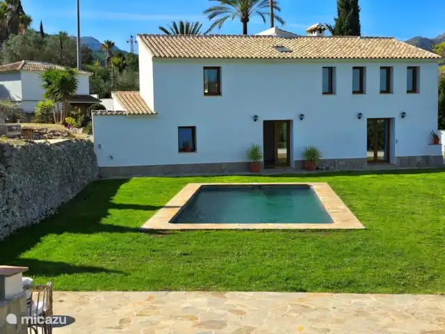 Villa Marjal | Espagne, Costa Blanca, Orba - villa arrière de la maison et piscine