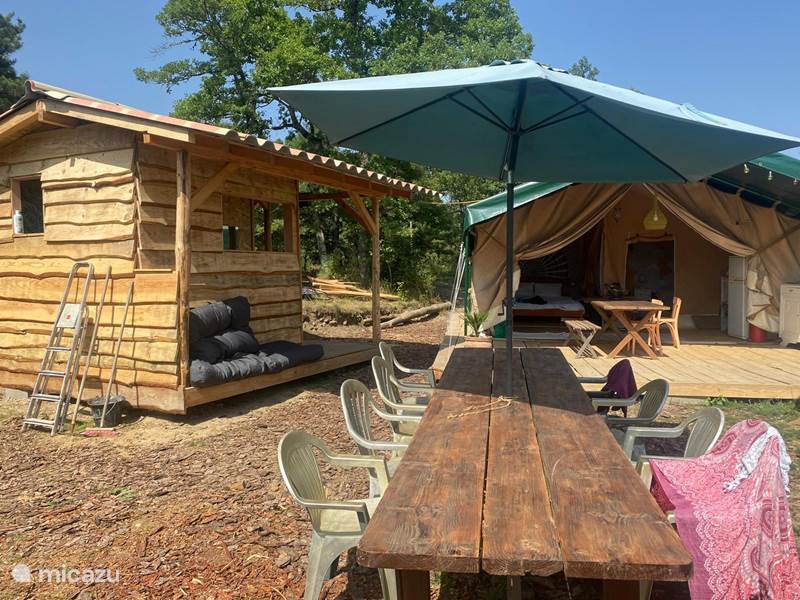 Casa vacacional Francia, Aude, Montjardin Camping con glamour/Yurta/Tienda safari Courtizaire du Haut