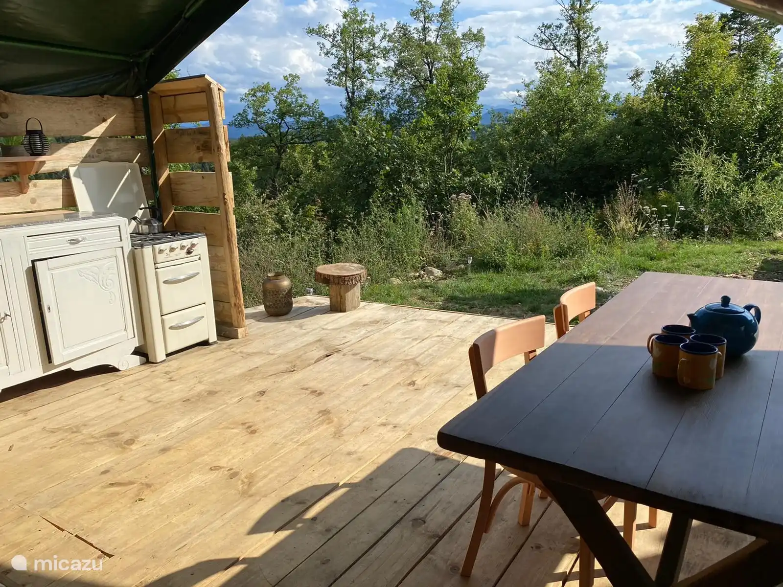 überdachte Terrasse



