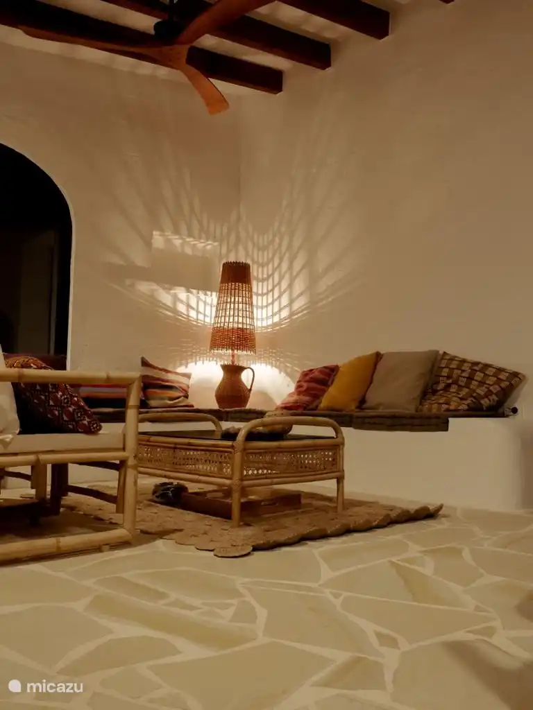 Covered naya for cozy summer evenings.