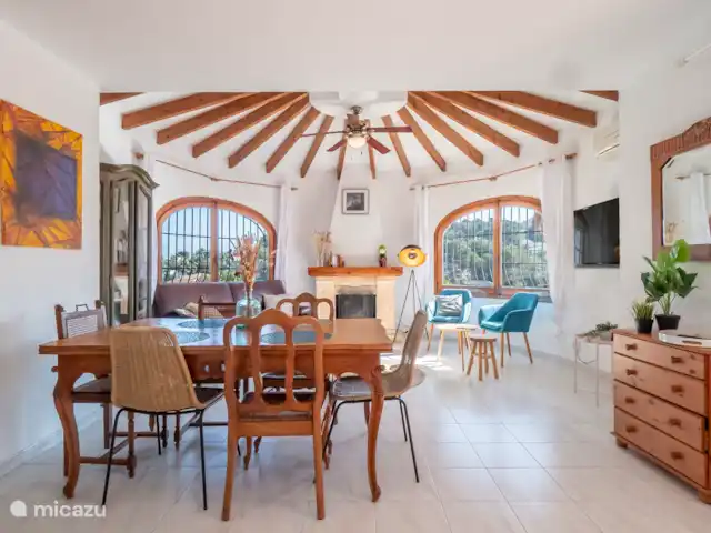Casa Vista Mar et Montgo | Espagne, Costa Blanca, Jávea - maison de vacances Salon lumineux avec coin salon et salle à manger