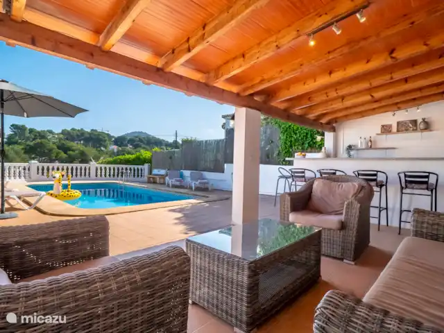 Casa Vista Mar et Montgo | Espagne, Costa Blanca, Jávea - maison de vacances La cuisine extérieure avec salon