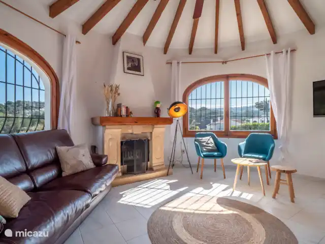 Casa Vista Mar et Montgo | Espagne, Costa Blanca, Jávea - maison de vacances Salon lumineux avec coin salon et salle à manger