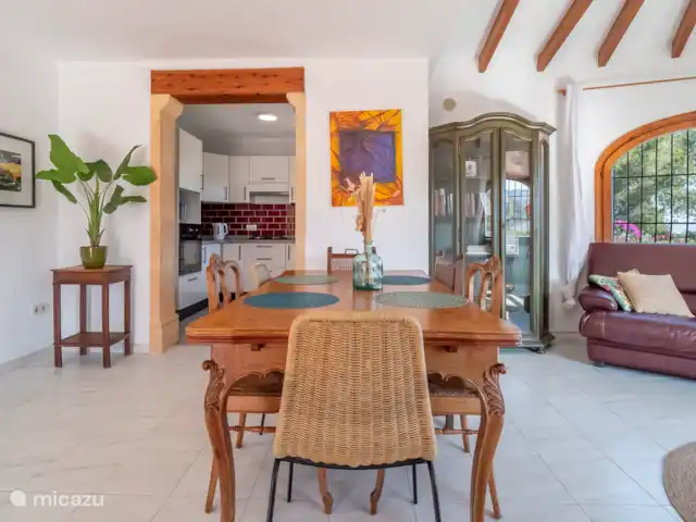 Casa Vista Mar et Montgo | Espagne, Costa Blanca, Jávea - maison de vacances Salon lumineux avec coin salon et salle à manger