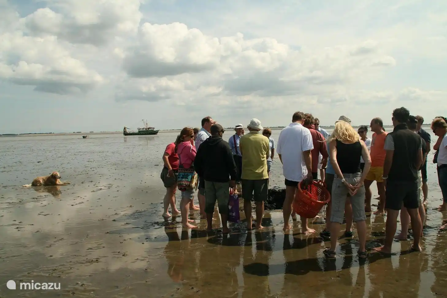 Senderismo en llanuras de fango 