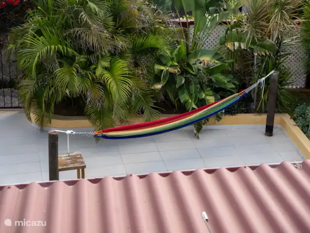 Sérénade de l’île | Curaçao, Curaçao-Centre, Boca St. Michiel - studio Un endroit idyllique avec piscine, chaises longues, hamac et parasol.