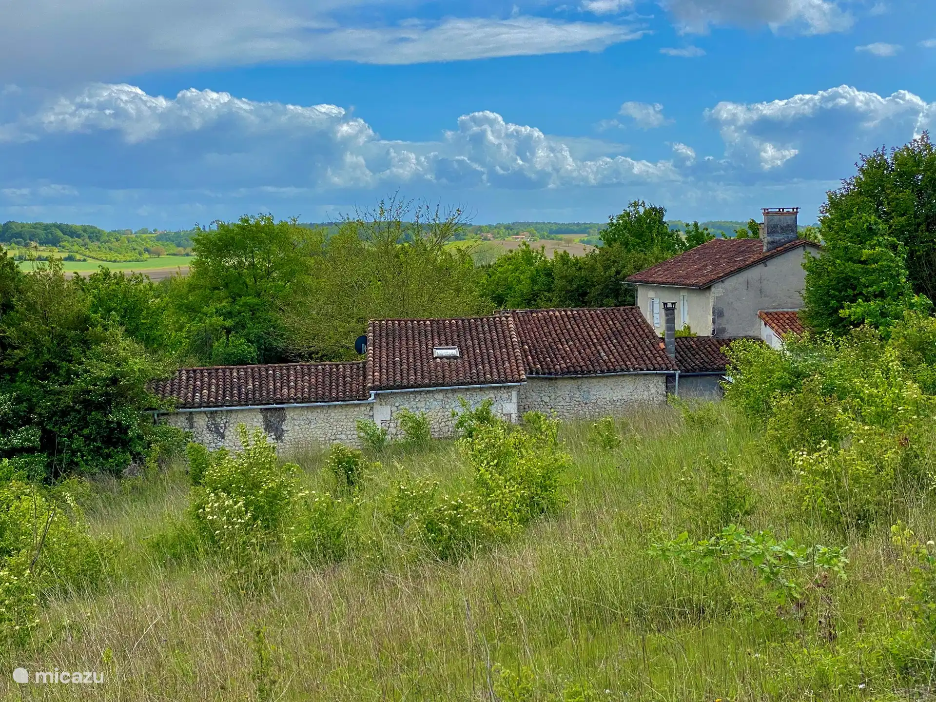 Die Rückseite des Hauses